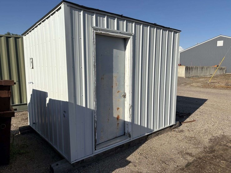 corn-dryer-shack,-on-skids,-100”x123”x102”-tall,-insulated,-32”-door,-a/c,-heat,-lights-image-1