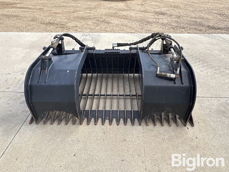 jenkins-75”-skid-steer-rock-bucket-/-grapple-image-2