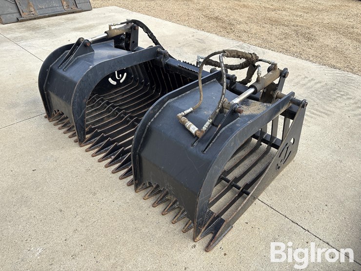 jenkins-75”-skid-steer-rock-bucket-/-grapple-image-1