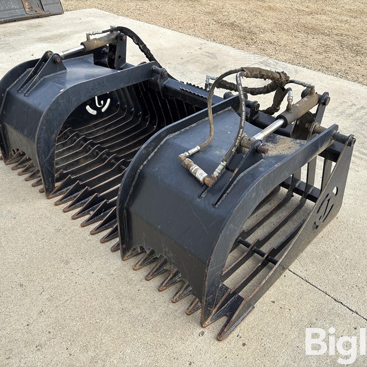 Jenkins 75” Skid Steer Rock Bucket / Grapple