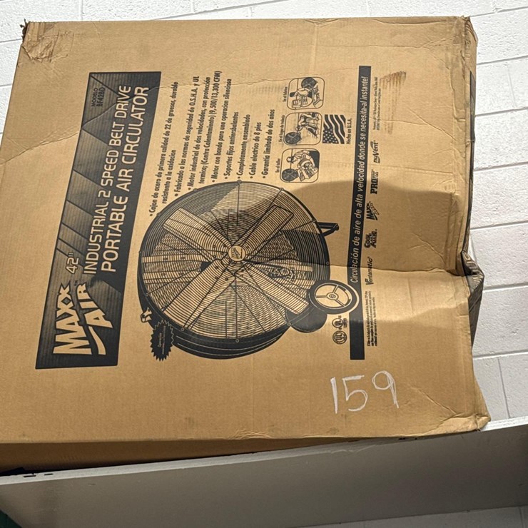 UNUSED MAXX AIR 42IN. SHOP FAN SUPPORT EQUIPMENT