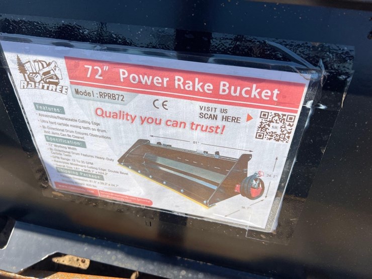 unused-raytree-rprb72-72"-power-rake-bucket-image-3