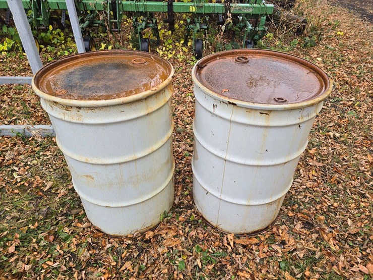 (2)-55-gallon-steel-drums-image-1