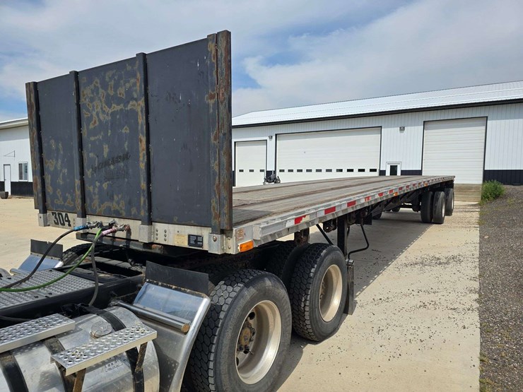 1998-transcraft-eagle-aluminum-flat-bed-trailer,-spread-axle,-11r22.5-tires-on-all-aluminum-rims,-ne-image-2