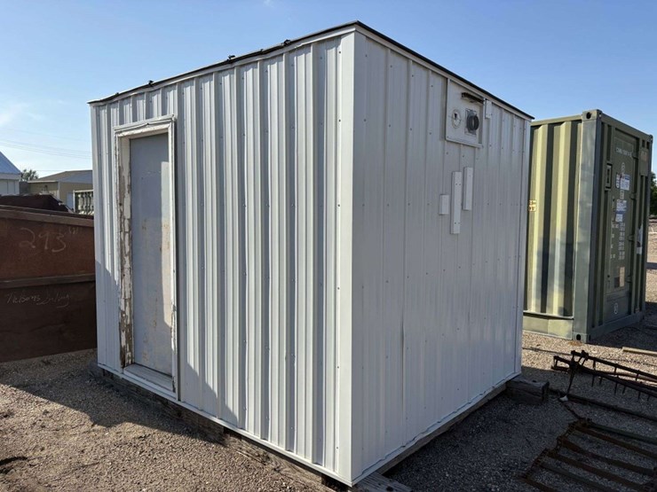 corn-dryer-shack,-on-skids,-100”x123”x102”-tall,-insulated,-32”-door,-a/c,-heat,-lights-image-3