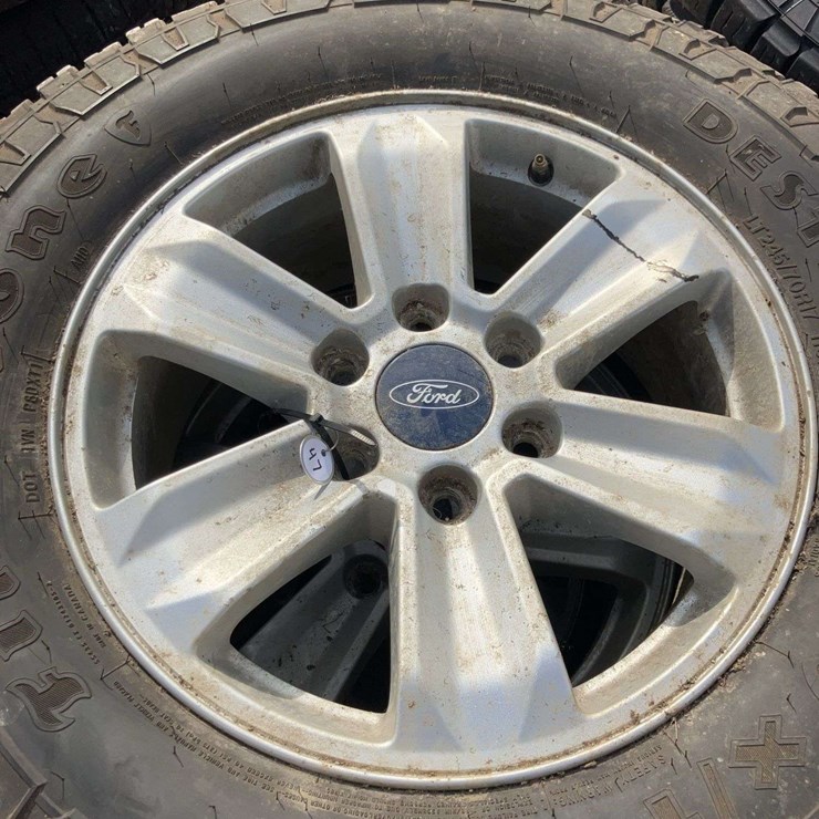 Ford 6 Bolt Rims and LT245/70R17 Firestone Destination X/T Tires - Set of 4