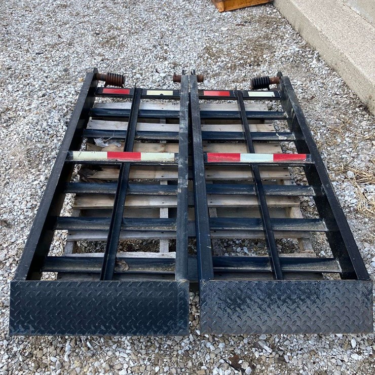Black Heavy Duty Trailer Ramps - Approximately 5’ Long x 2’ wide