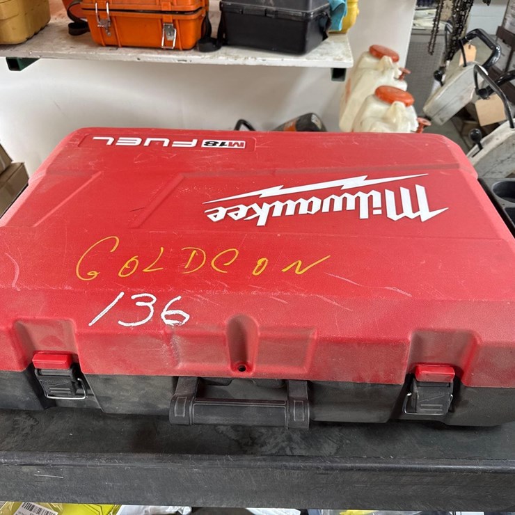 MILWAUKEE M18 FUEL CORDLESS MAGNETIC DRILL WITH BATTERY & CHARGER SUPPORT EQUIPMENT