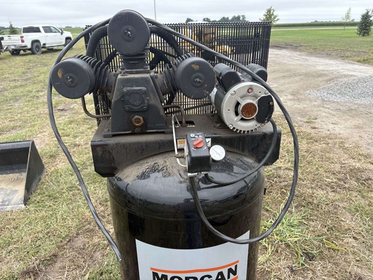 morgan-80-gal-vertical-air-compressor,-1ph,-220v,-slightly-used-image-5