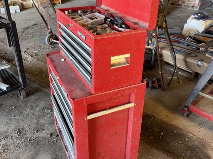 craftsman-tool-chest,-9-drawers,-with-contents-image-2