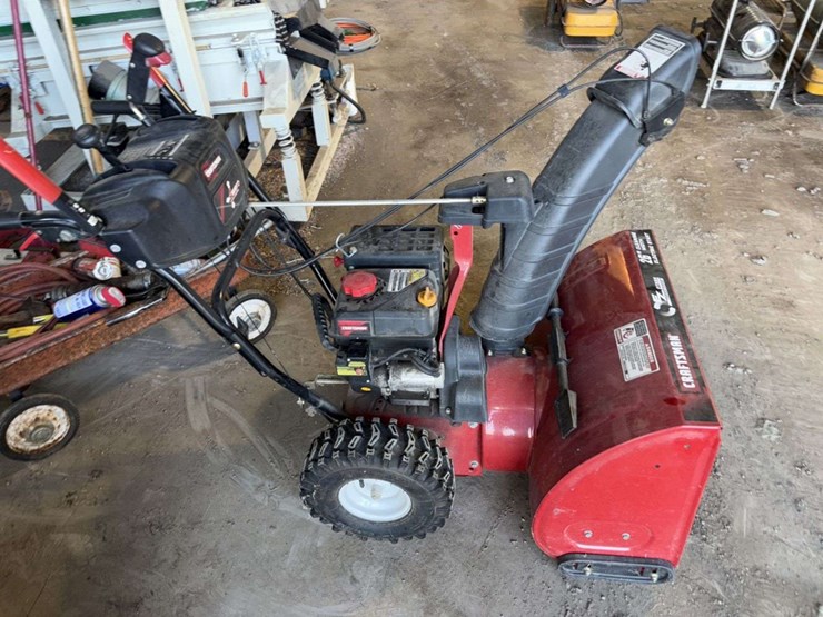craftsman-26”-walk-behind-snow-blower,-electric-start,-ez-steer,-needs-carb-job,-has-stale-gas-image-1