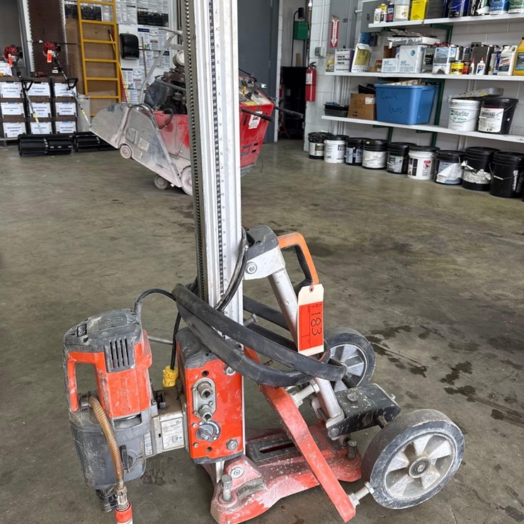 HUSQVARNA DM280 CORE DRILL W/ DS450 CORE DRILL STAND SUPPORT EQUIPMENT