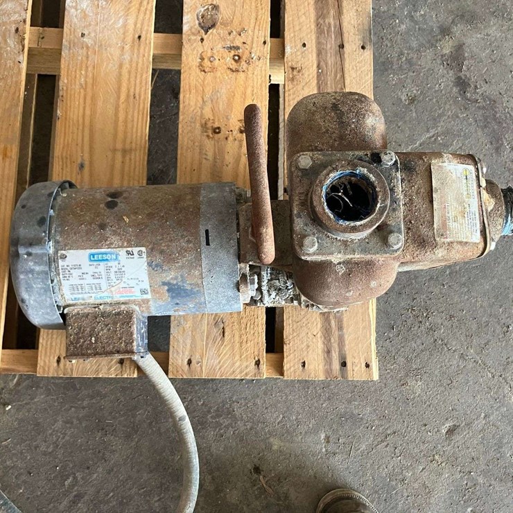 Banjo Pump with 2HP Lesson Electric Motor
