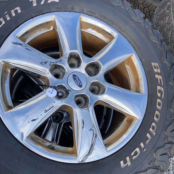 Ford 6 Bolt Rims and LT275/65R18 BFGoodrich All-Terrain T/A Tires - Set of 4