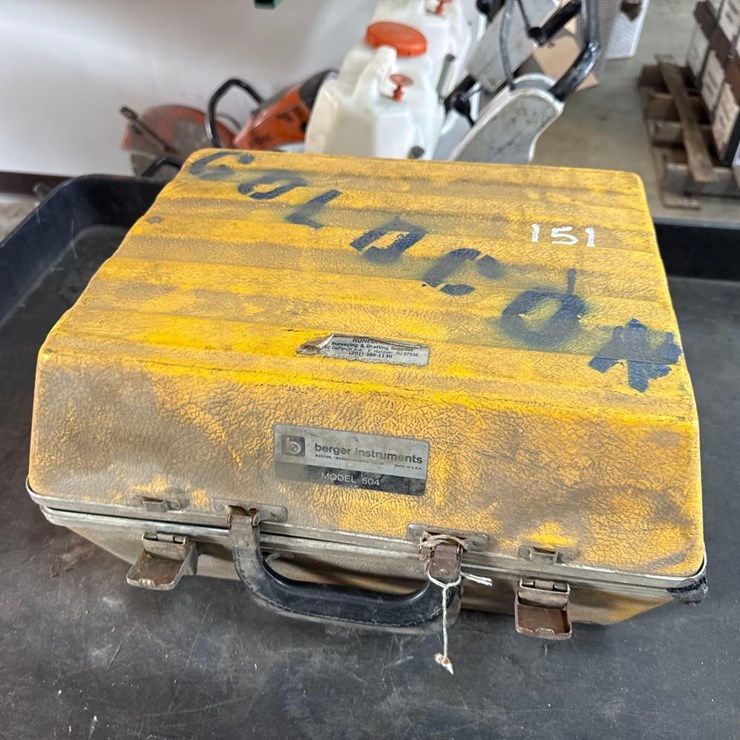 BERGER 504 TRANSIT SURVEY EQUIPMENT