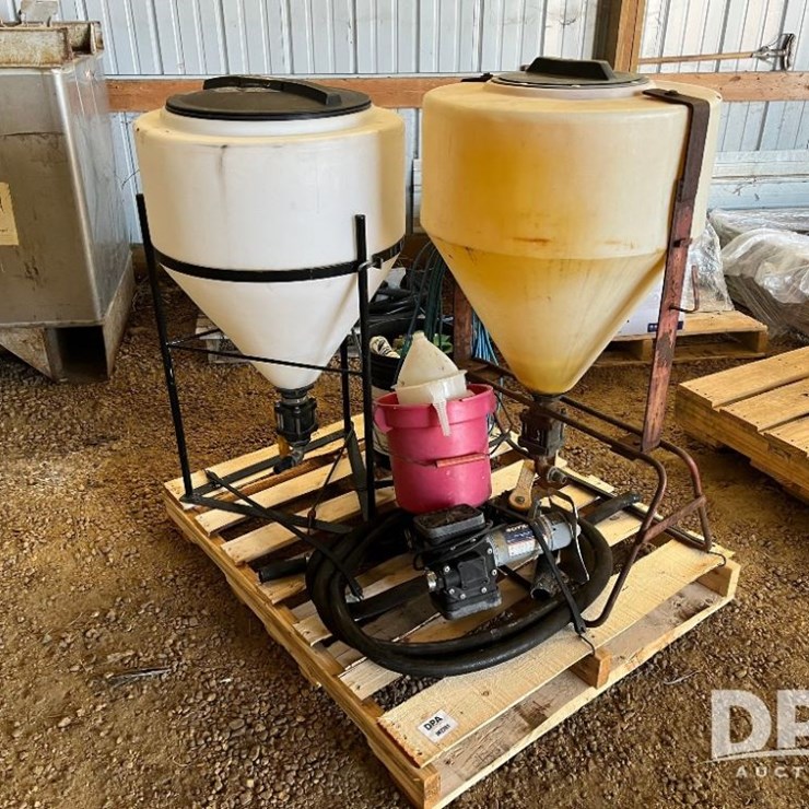 (2) Chemical Inductor Tanks and Pump (JN2701)