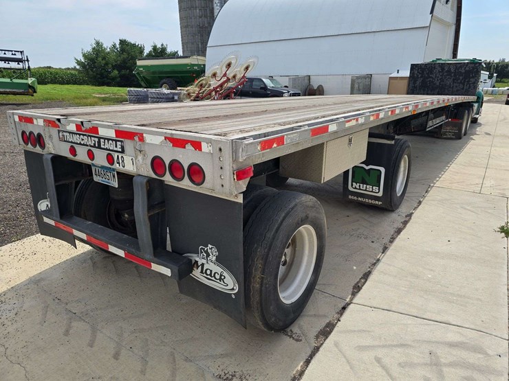 1998-transcraft-eagle-aluminum-flat-bed-trailer,-spread-axle,-11r22.5-tires-on-all-aluminum-rims,-ne-image-26