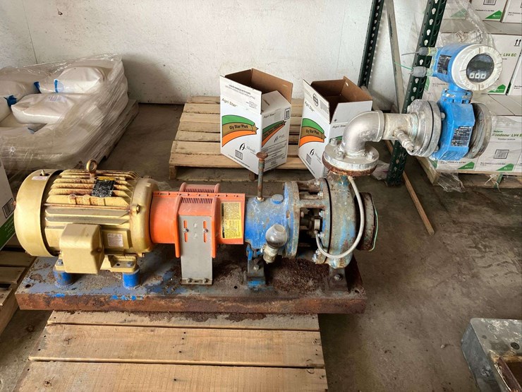 labour-pump-with-20hp-electric-motor-and-endress+hauser-meter-with-controls-image-1