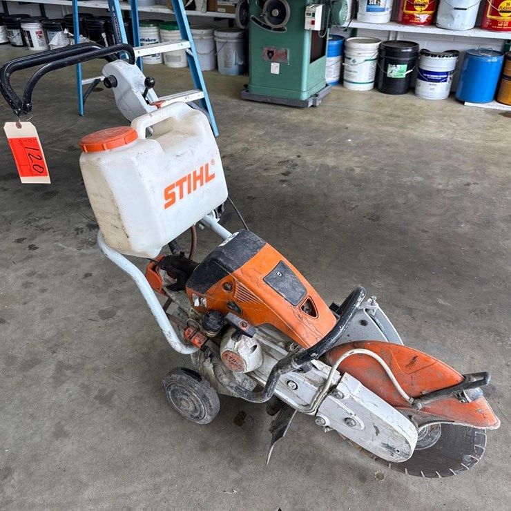 STIHL TS800 CUTOFF SAW W/STIHL QUICK-CUT CART SUPPORT EQUIPMENT