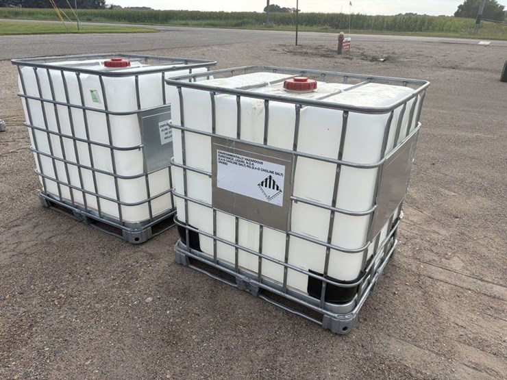 (2)-265-gal-poly-cage-totes,-buying-all-for-one-money-image-1