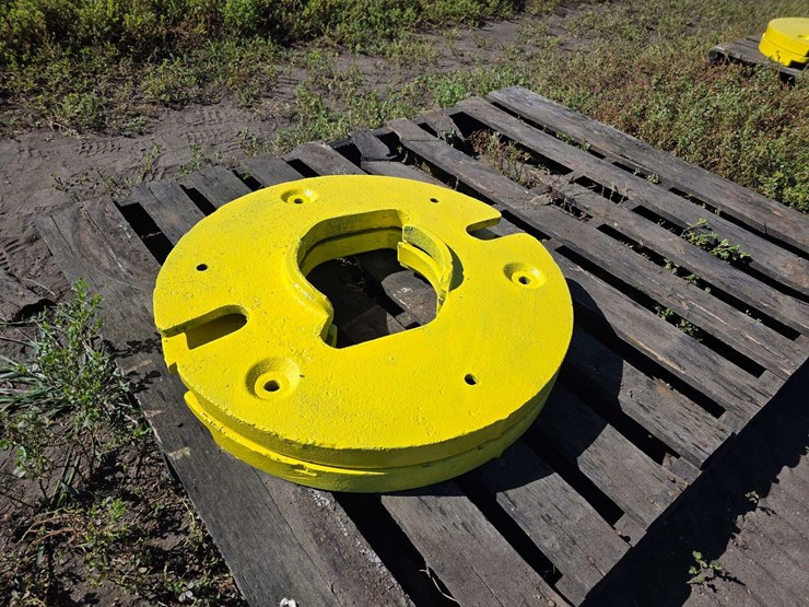 (2)-john-deere-older-style-rear-wheel-weights-image-1
