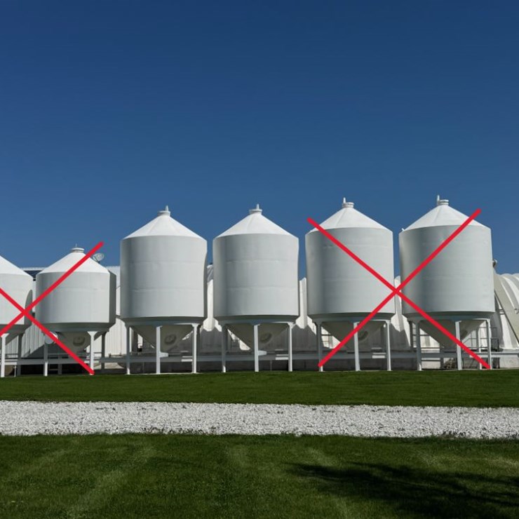2 Meridian Bulk Seed Bins (JN2692 & JN2693)
