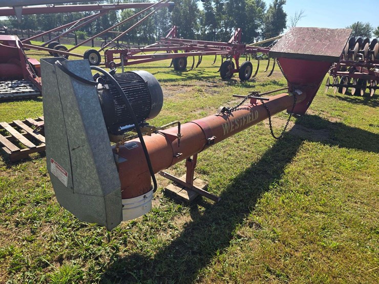 westfield-approx-16’x10”-pit-auger-with-7hp-1-phase-electric-motor,-sn:-18179-image-2