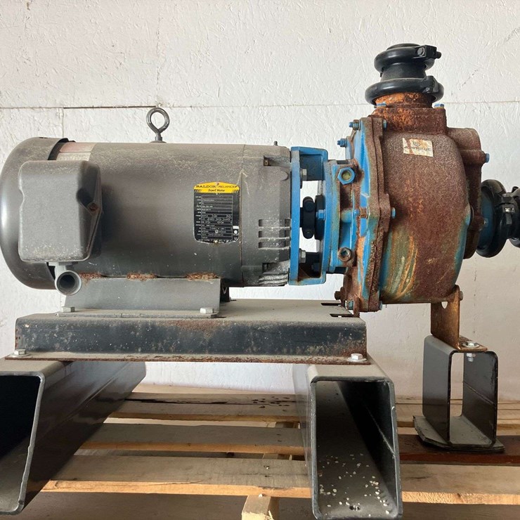John Blue Pump with 15hp Electric Motor