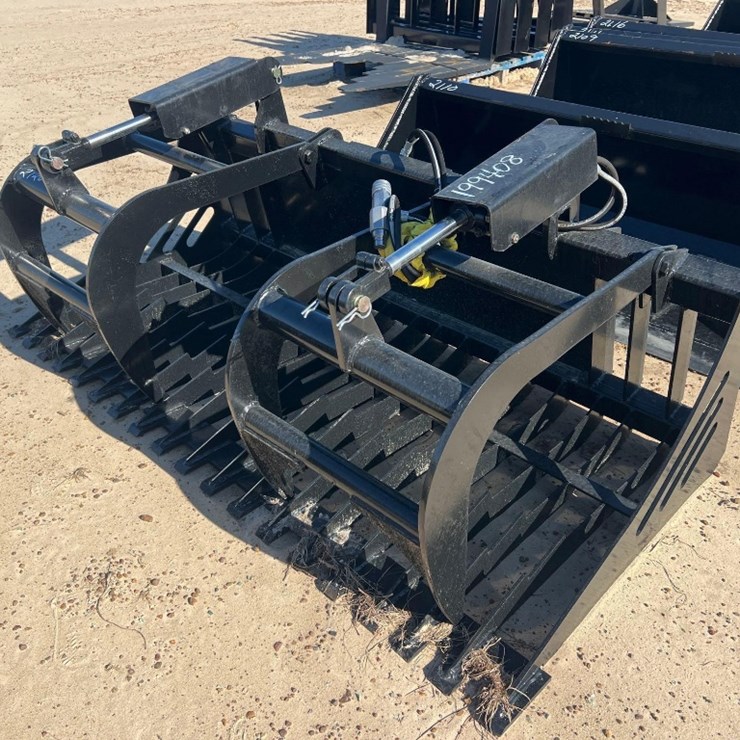 UNUSED 72" HYD ROCK GRAPPLE BUCKET