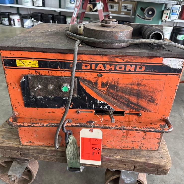 DIAMOND PRODUCTS ELECTRIC/HYDRAULIC REBAR BENDER SUPPORT EQUIPMENT