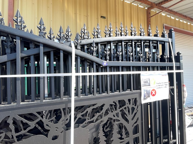 #4017-•-20'-bi-parting-metal-farm-driveway-gate-image-7
