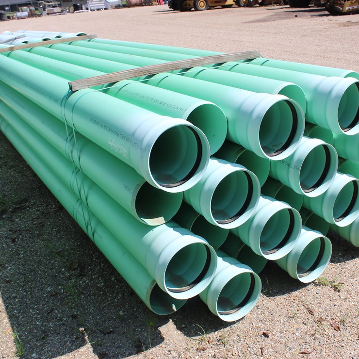 #5136 • 8IN X 14FT PVC PIPE