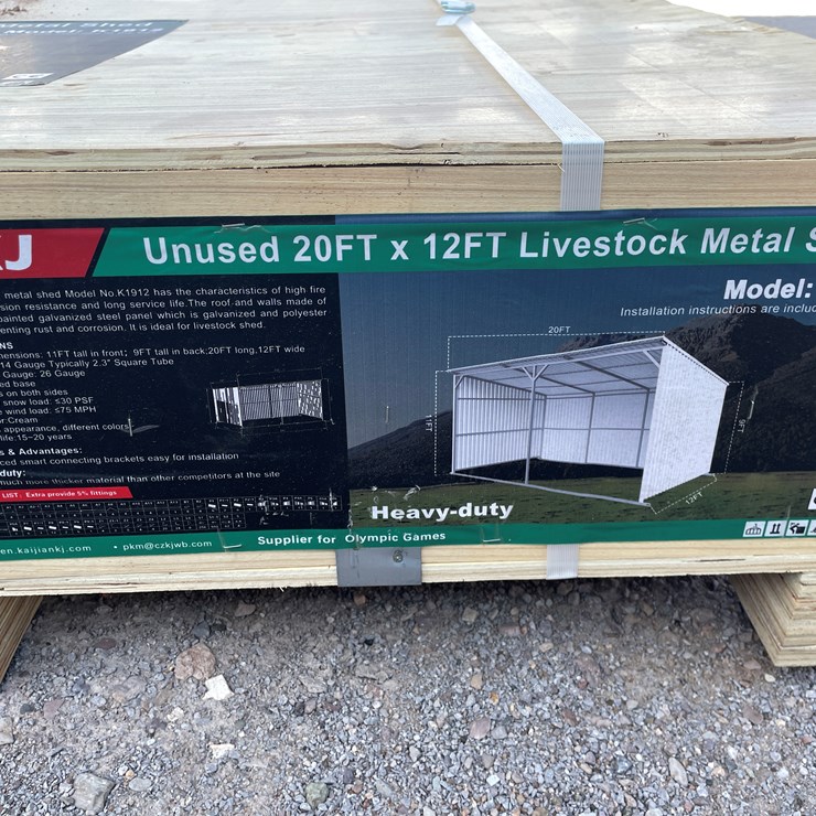 #4029 • Livestock Metal Shed