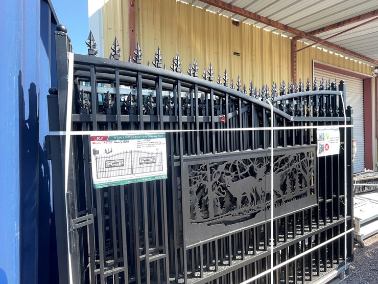 #4018-•-20'-bi-parting-metal-farm-driveway-gate-image-6