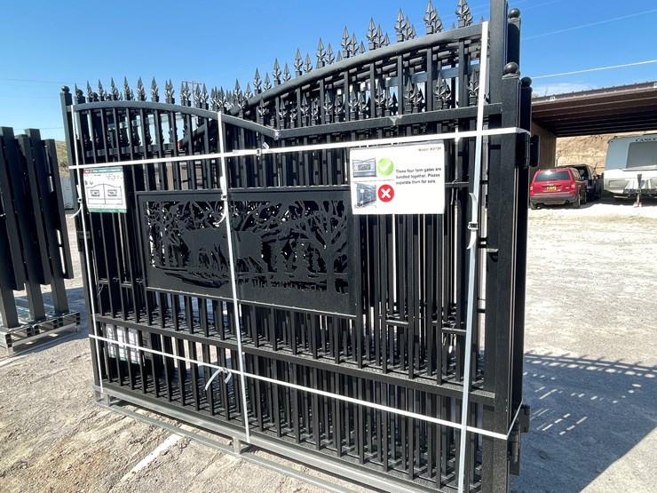 #4022-•-20'-bi-parting-metal-farm-driveway-gate-image-8