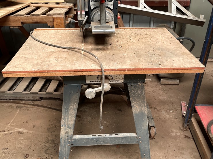 #3754-•-montgomery-ward-10"-radial-arm-saw-(timberon,-nm)-image-2