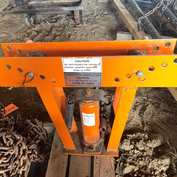 #5527 • 12 Ton Hydraulic Pipe Bender