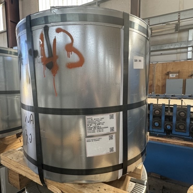 32" Hot Dip Coated Steel Slit Coil