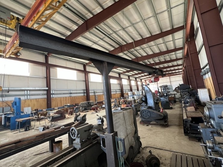 steel-i-beam-jib-crane-w/dayton-hoist-image-1