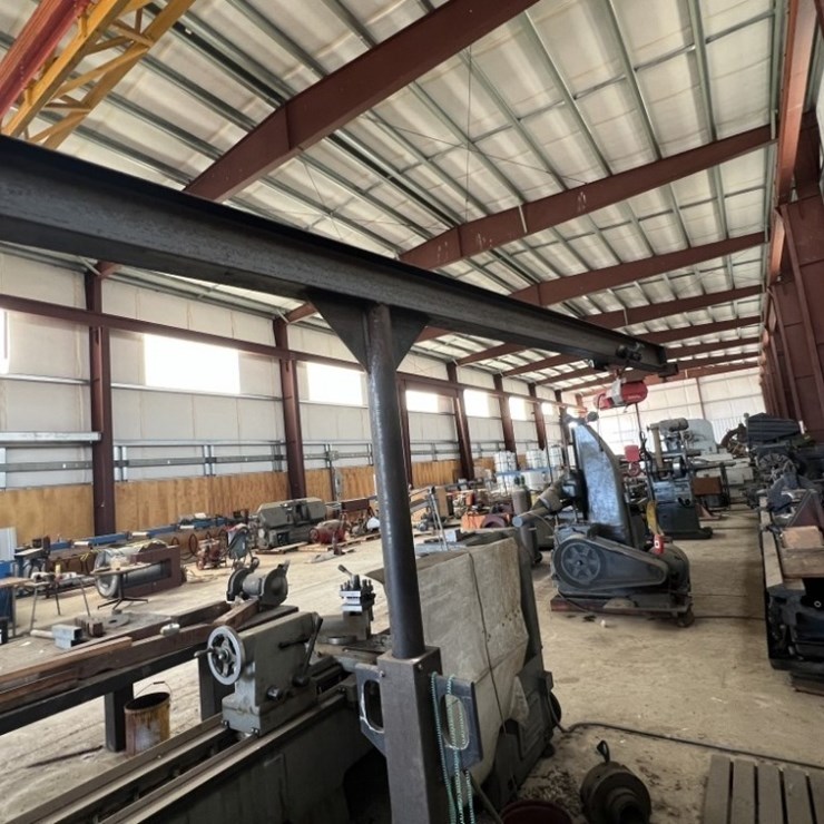 Steel I-Beam Jib Crane W/Dayton Hoist