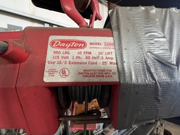 steel-i-beam-jib-crane-w/dayton-hoist-image-4