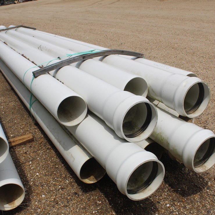 #5137 • BUNDLE OF 8IN PVC PIPE