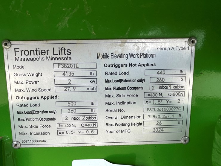 #120-•-2024-frontier-f3820tl-track-drive-scissors-lift-with-outriggers-image-34