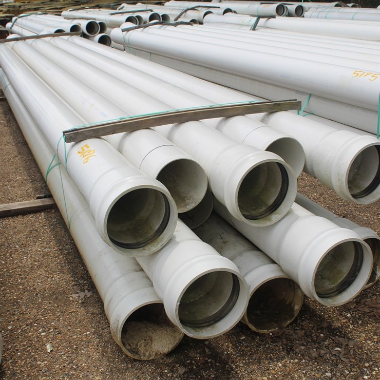 #5138 • BUNDLE OF 8IN PVC PIPE