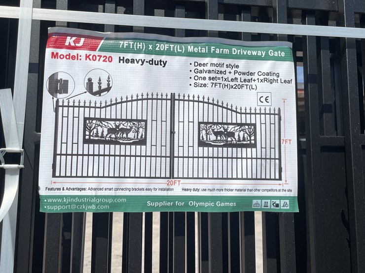 #4022-•-20'-bi-parting-metal-farm-driveway-gate-image-1