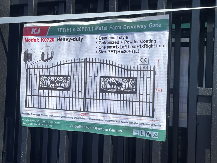 #4016-•-20'-bi-parting-metal-farm-driveway-gate-image-9