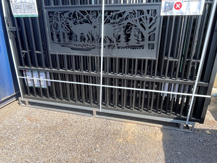 #4017-•-20'-bi-parting-metal-farm-driveway-gate-image-8