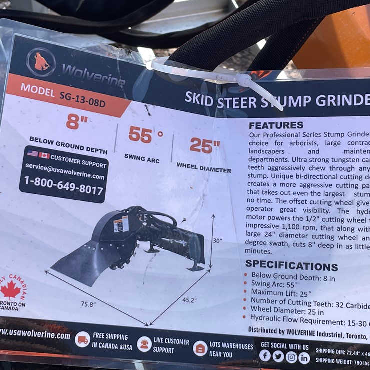 #4605 • Wolverine Stump Grinder