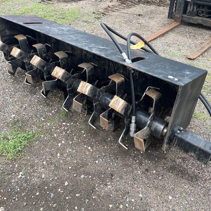 #184 • All Star Skid Steer Mount 72" Tiller