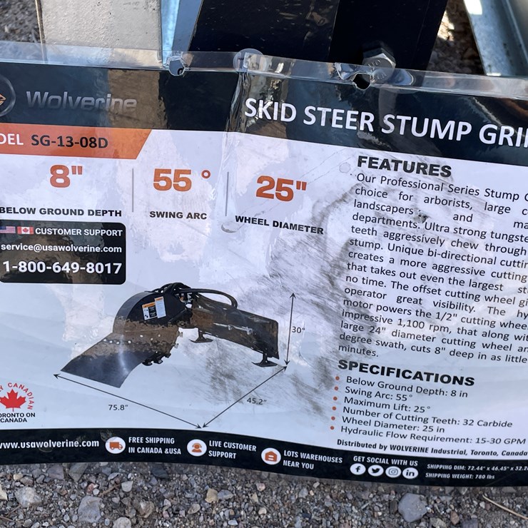 #4604 • Wolverine Stump Grinder